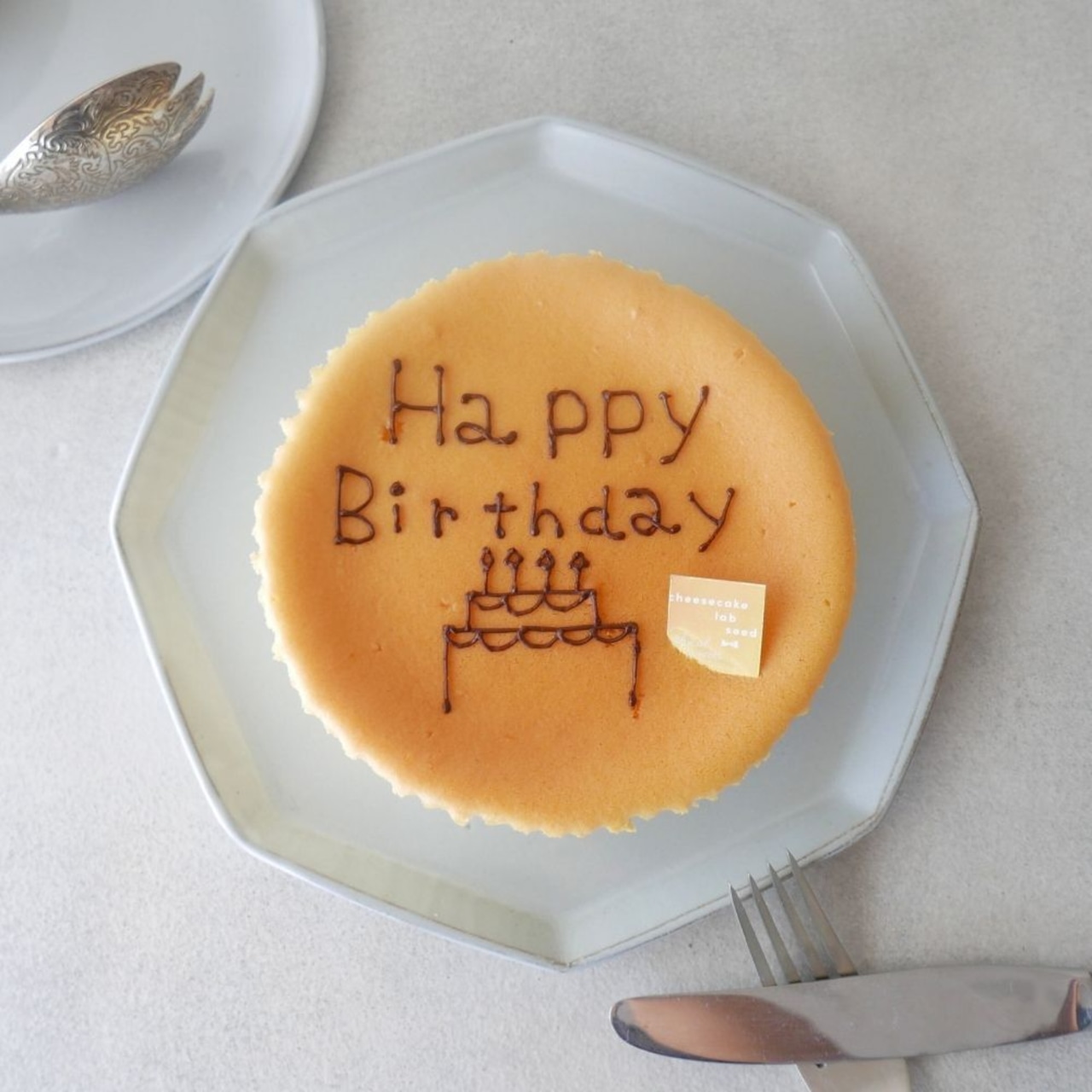 webshop新商品】バースデーメッセージチーズケーキ🎂 - cheesecake lab