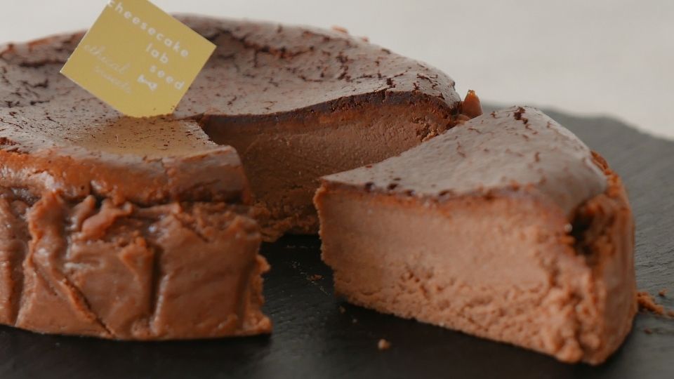 カカオニブバスクチーズケーキ - カット